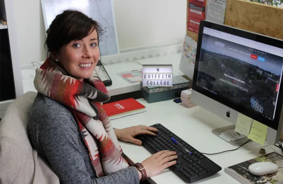 School's Liaison Officer at Griffith College, Sinead O'Callaghan