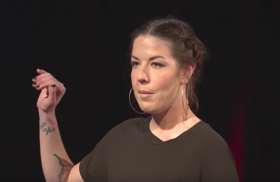 Mia Goring at TedxGriffith College