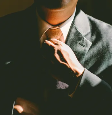 man with tie, and suit