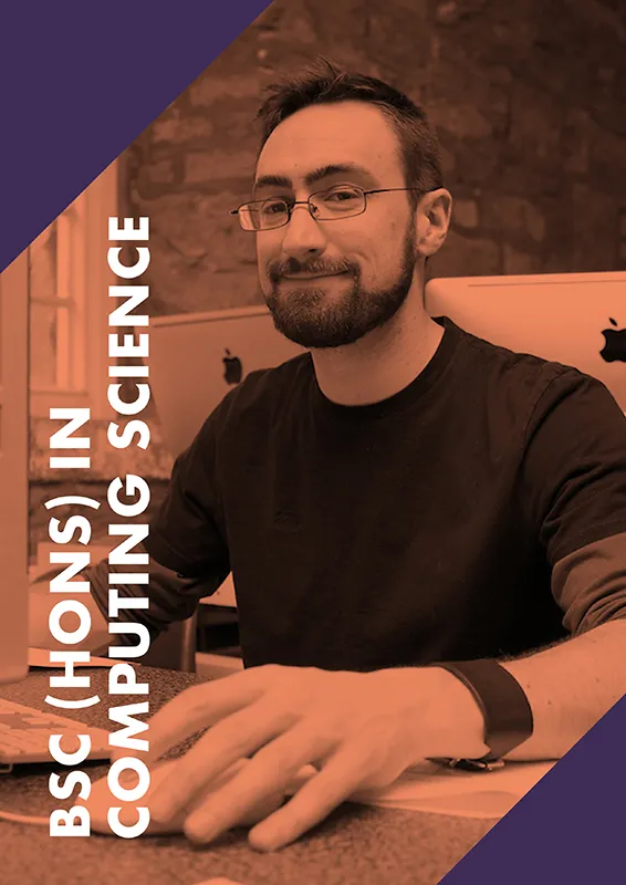 BSc Hons in Computing Science prospectus cover page
