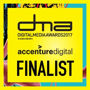 Accenture Digital Media Award - Digital Student of the Year Finalist Badge Accenture Digital Media Award - Digital Student of the Year Finalist Badge