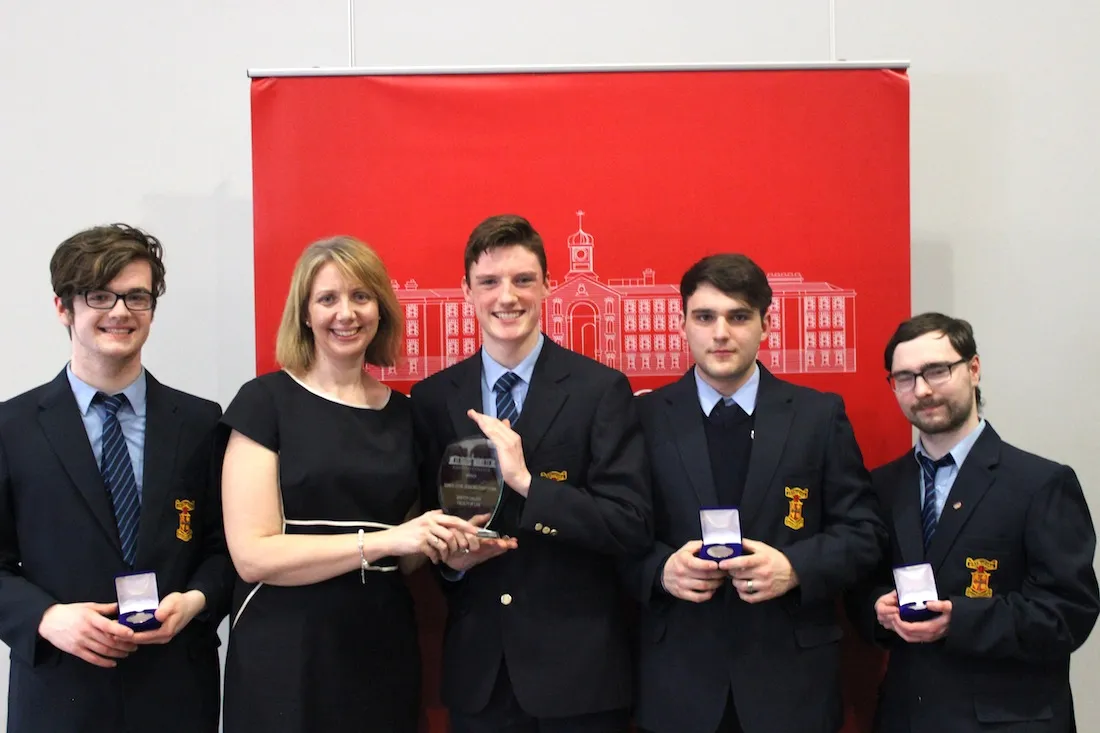 The winning team from the 2019 Griffith College Legal Debating Competition The winning team from the 2019 Griffith College Legal Debating Competition