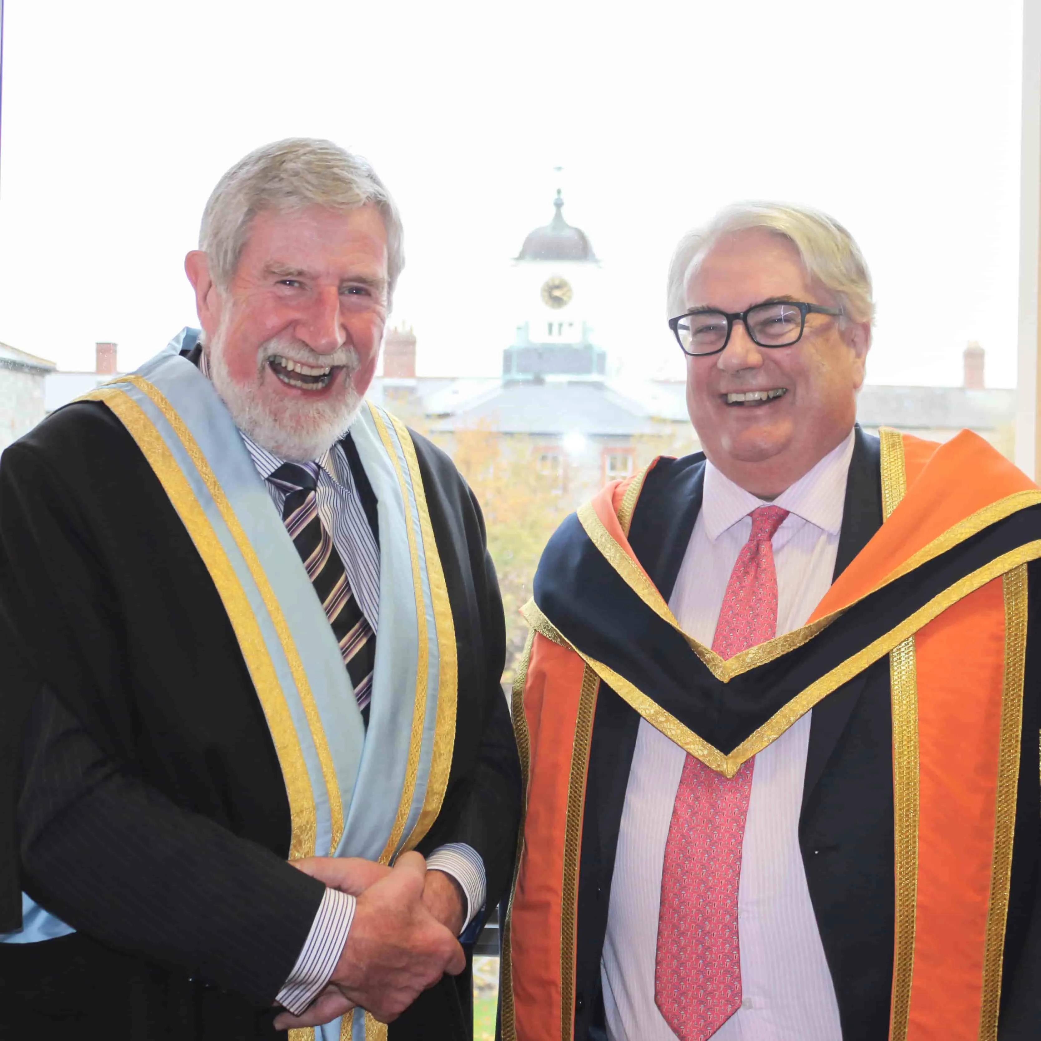 President of Griffith College, Diarmuid Hegarty with Chief Justice Clarke President of Griffith College, Diarmuid Hegarty with Chief Justice Clarke