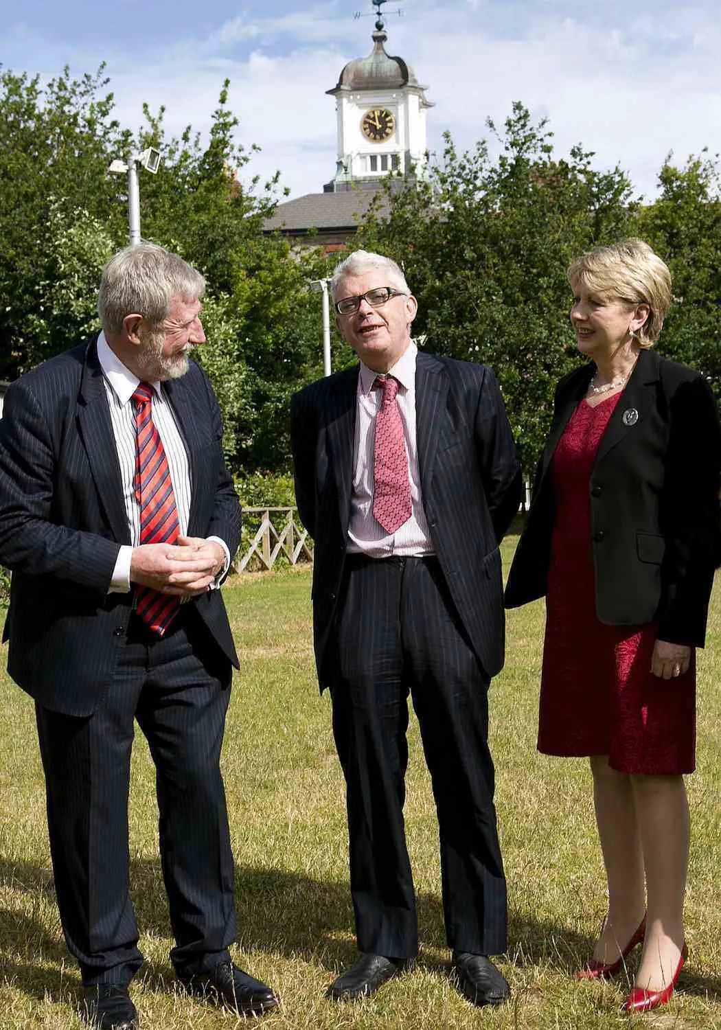 Prof. Diarmuid Hegarty, Dean David Langwallner and Mary McAleese Prof. Diarmuid Hegarty, Dean David Langwallner and Mary McAleese