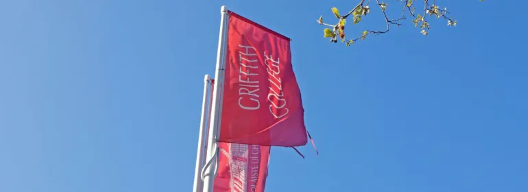 Griffith College flag Griffith College flag