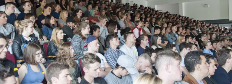 students in lecture students in lecture