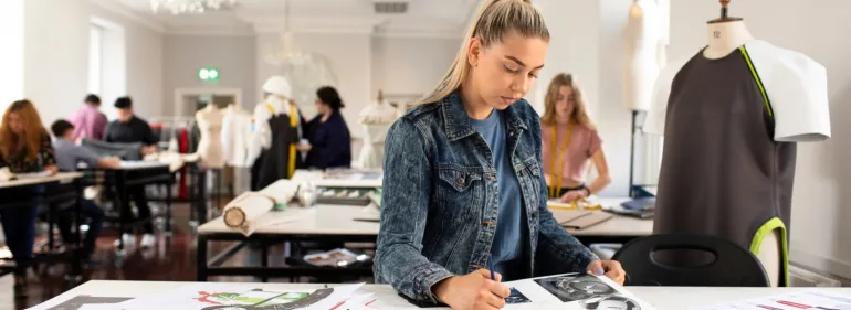 Design at Griffith College Griffith College fashion design student
