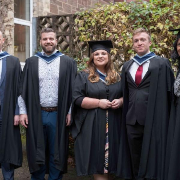 students graduating