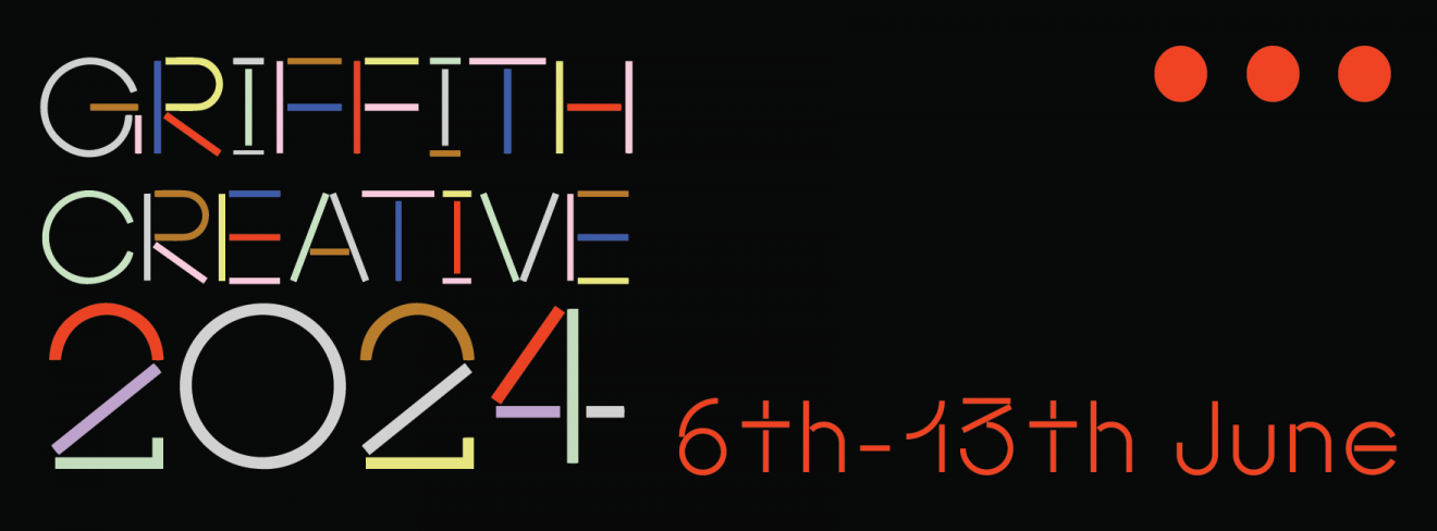 Griffith Creative Show 2024 website banner