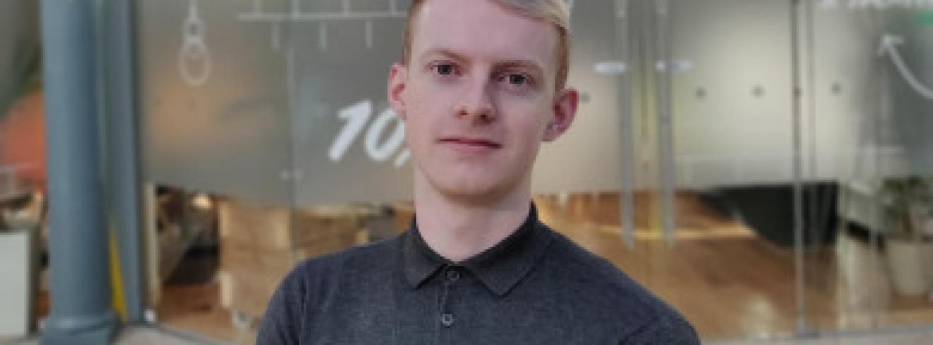 Griffith College student, Conor Nolan. Photo credit; The Journal.ie Griffith College student, Conor Nolan. Photo credit; The Journal.ie