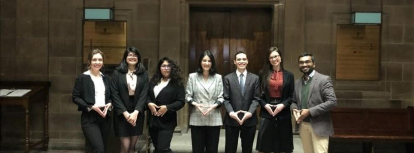 Griffith students and lecturers at the Jessup Competition Griffith students and lecturers at the Jessup Competition