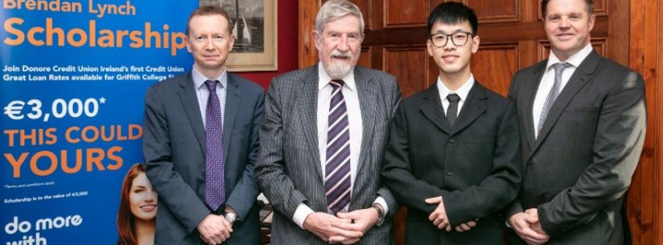 Donore Credit Union and Griffith College award scholarship Donore Credit Union and Griffith College award scholarship