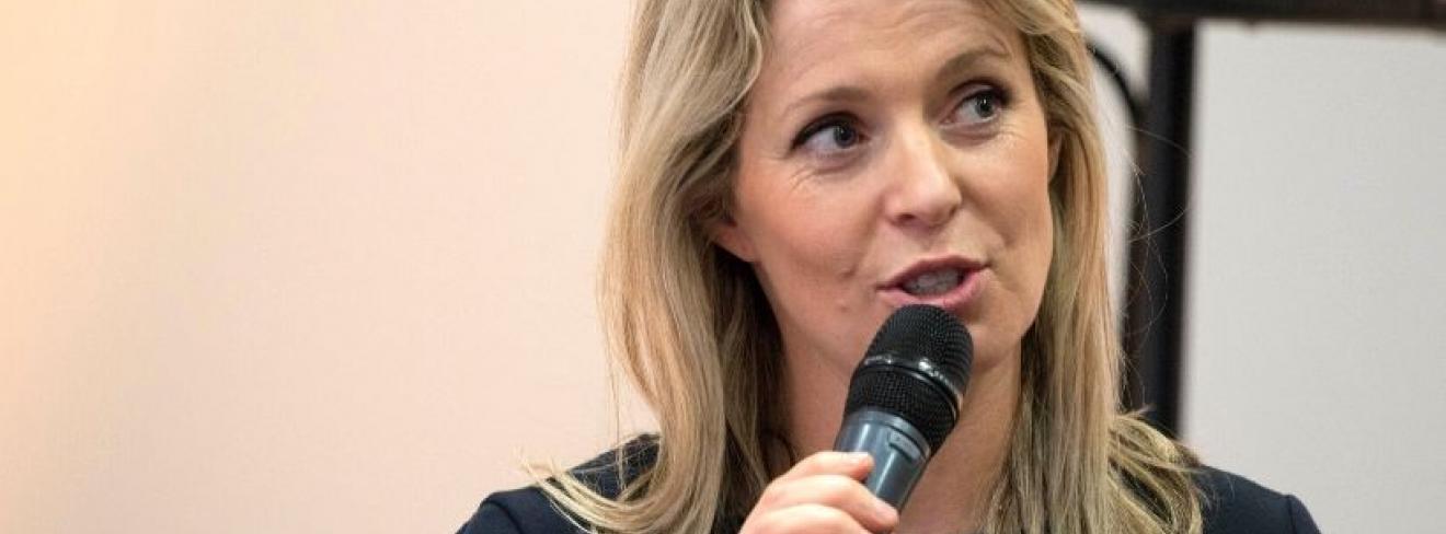 GBS Careers Day Head of the Graduate Business School Aine McManus speaks at the Careers Day held at Griffith College Dublin
