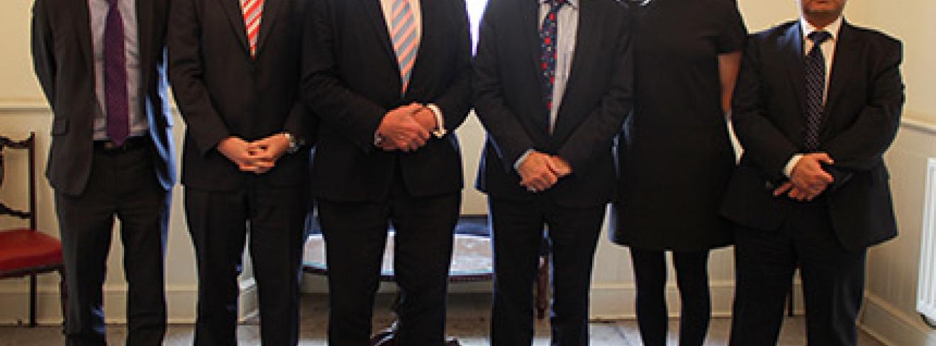 Minister Halligan with Diarmuid Hegarty and Heads of Business, Computing and Graduate Business Minister Halligan with Diarmuid Hegarty and Heads of Business, Computing and Graduate Business